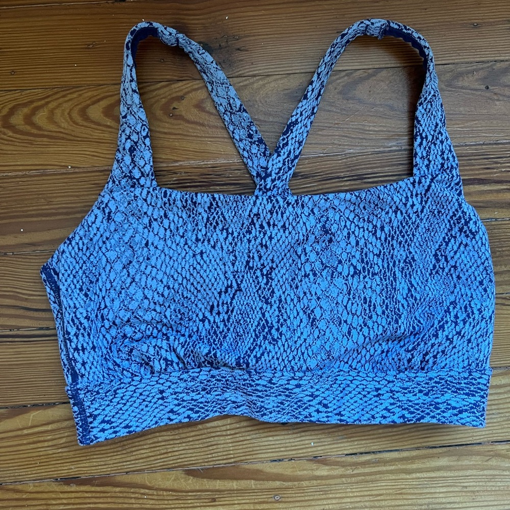 All in Motion Purple and Blue Sports Bra